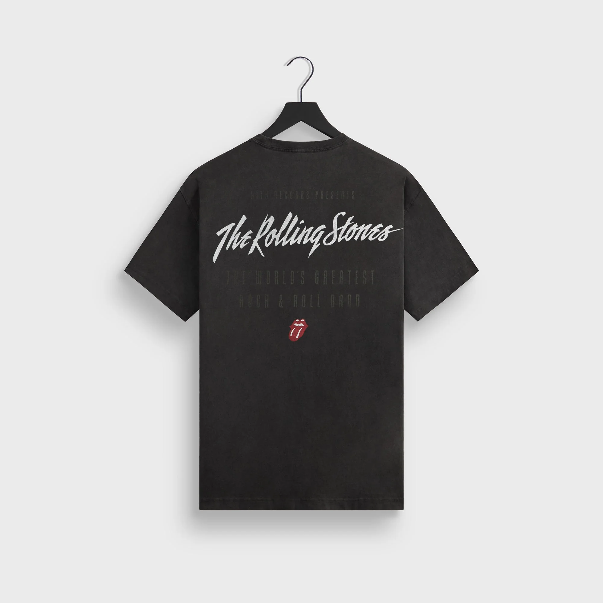 Kith for The Rolling Stones Keith Richards Concert Photo Vintage Tee - Black - Image 4