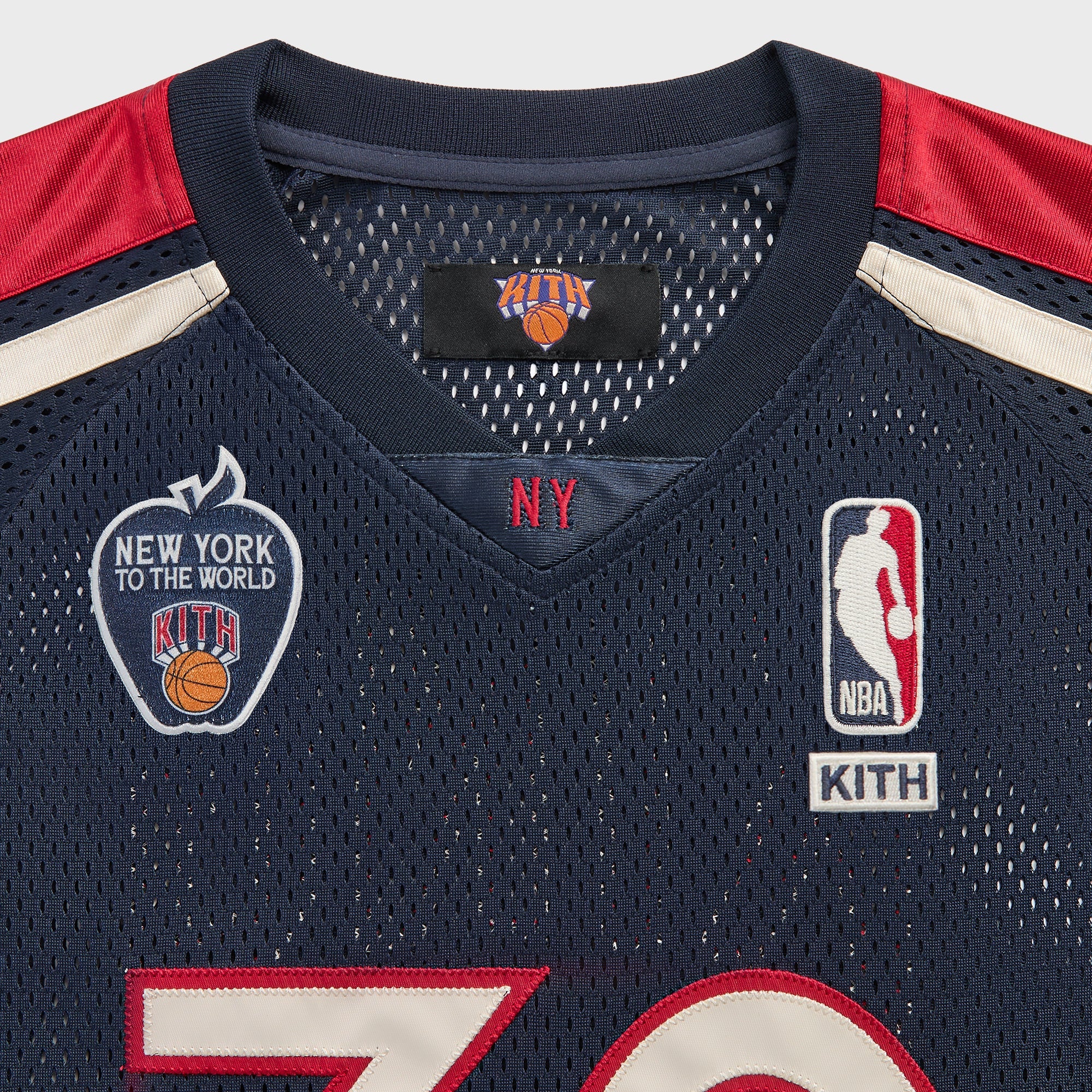 Kith for the New York Knicks Bernard King Mesh Shirt - Nocturnal - Image 5