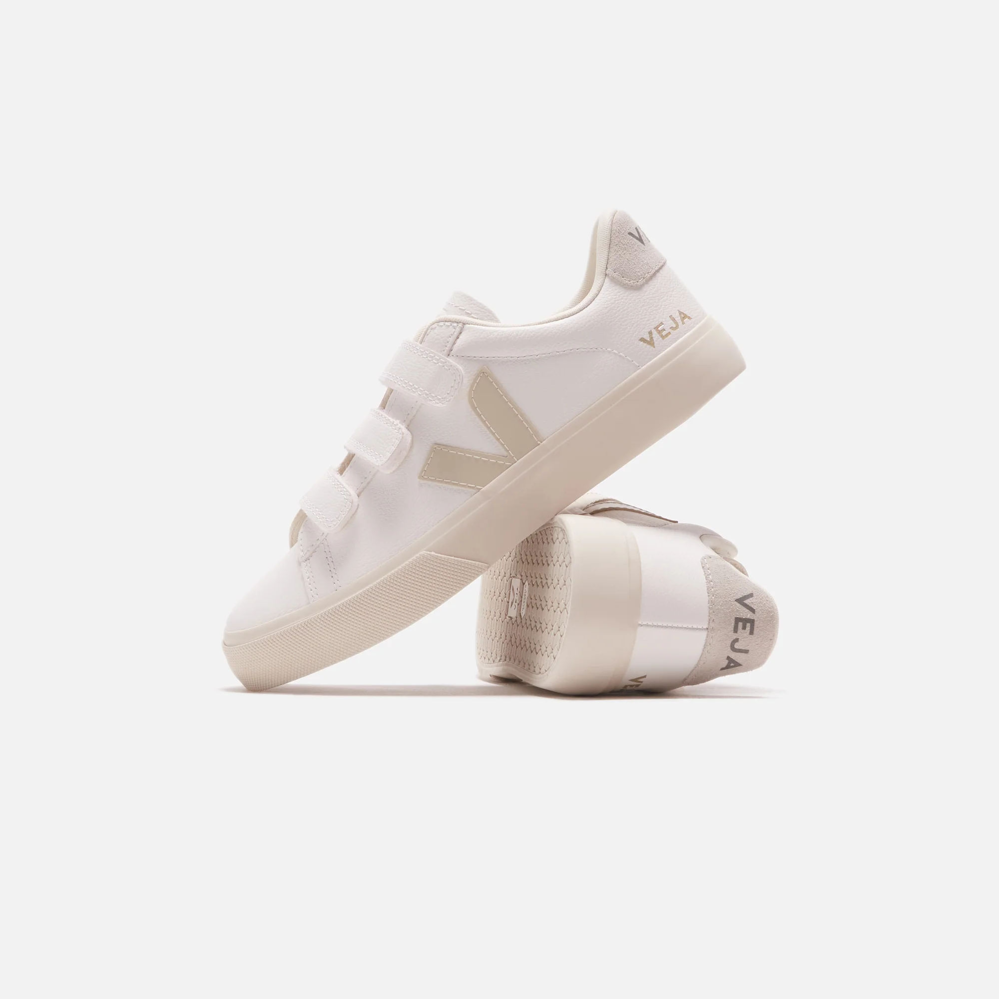 Veja Recife Logo Extra - White / Pierre / Natural - Image 3